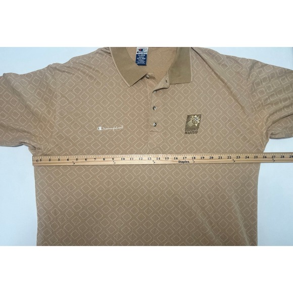 Vintage Champion Phoenix Suns Polo‎ Men's XL Authentic Athletic Apparel 90's - Picture 3 of 8